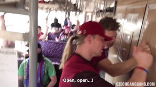 Gangbang On A Train - Florane Russell