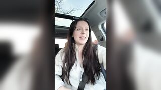 Wintery Tim Horton's Drive Thru Visit with My Pornhub Vibrator!!