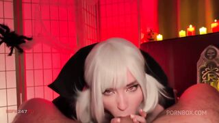 Sweetie Fox feed cum to stunning vampire suckula on halloween pov OnlyFans leak free video