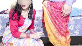 Young Bahu Priya Pissed on the Bed During Hard Fucking and Failed Anal in Hindi Audio