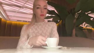 Blowjob in public restaurant's restroom. Casual sex with stranger. Hotwife’s revelation. Ep. 2. - Anastasia Ocean