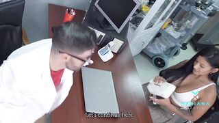 Hot Gynecologist makes Cum inside her Patient's Pussy & Nick Moreno - Mariana Martix