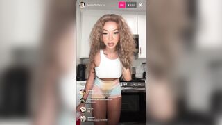 Brittany Renner Crop Top Nip Slip Livestream Video Leaked