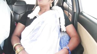 Indian Bhabi Car Sex. Beautiful Saree Housewife Try to Fucking with Stepson Car Drive.telugu Dirty Talks.