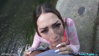 PublicAgent - Tattooed Columbian Doggystyle POV - Melania Dark