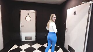 Polish slut sucks dick and get fucked in shopping mall